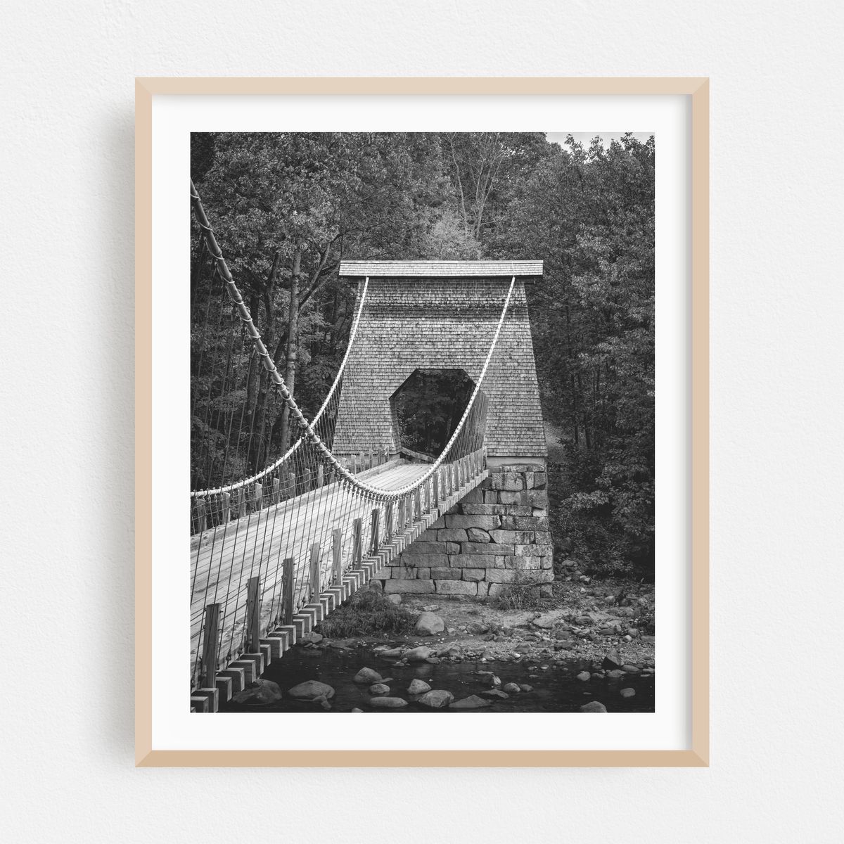 New Portland Wire Bridge 01 B&W – image 1 of 12