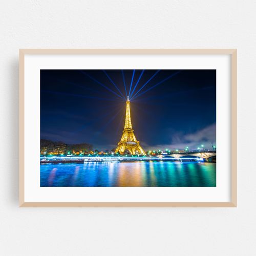 The Eiffel Tower and the Seine