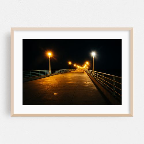 Manhattan Beach Pier at Night
