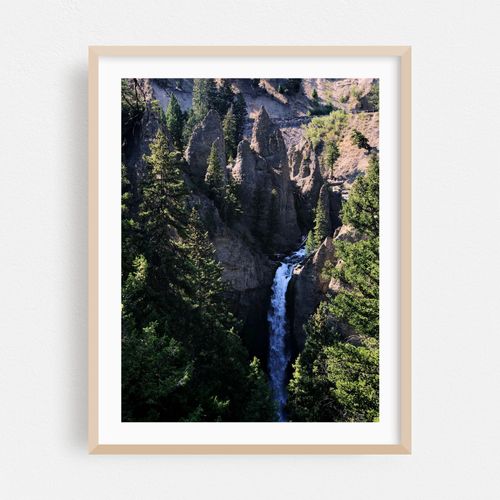 Nature's Spires and Waterfalls