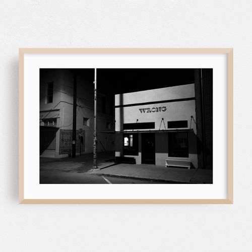 Wrong, Marfa B&W