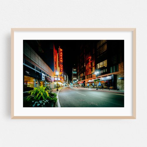 The Theater District from Washington St