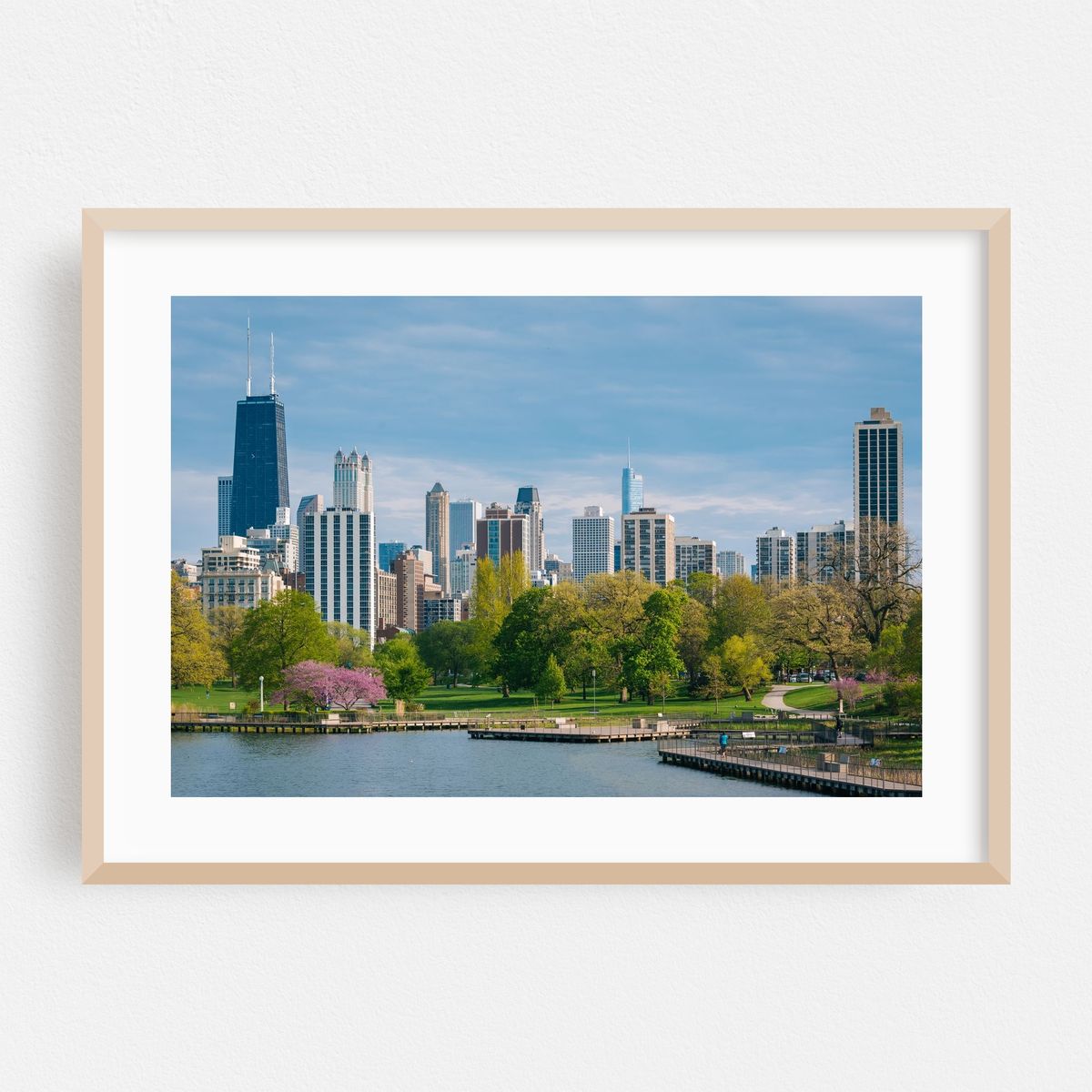 The Chicago Skyline & South Pond – image 1 of 6