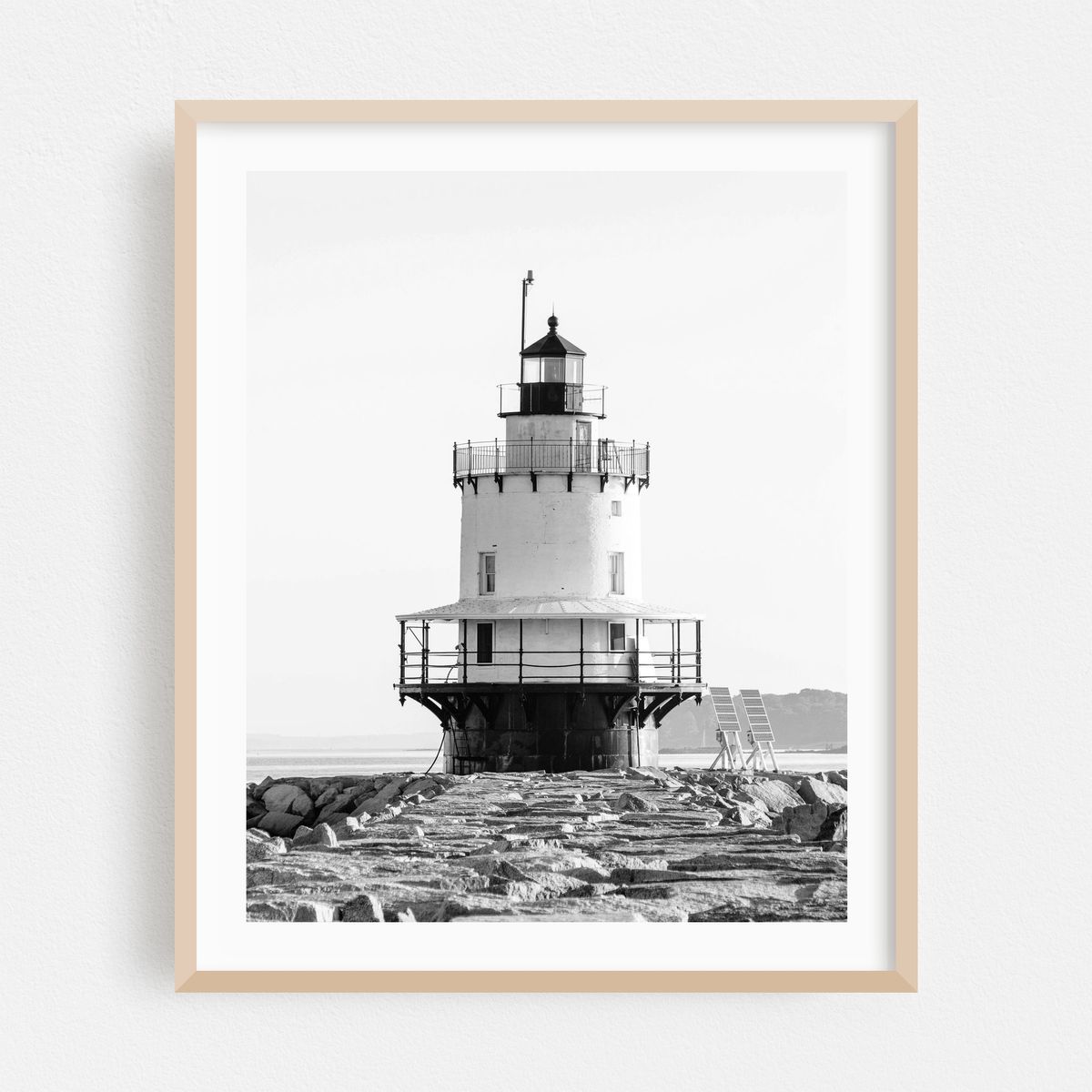 Spring Point Ledge Lighthouse B&W – image 1 of 12