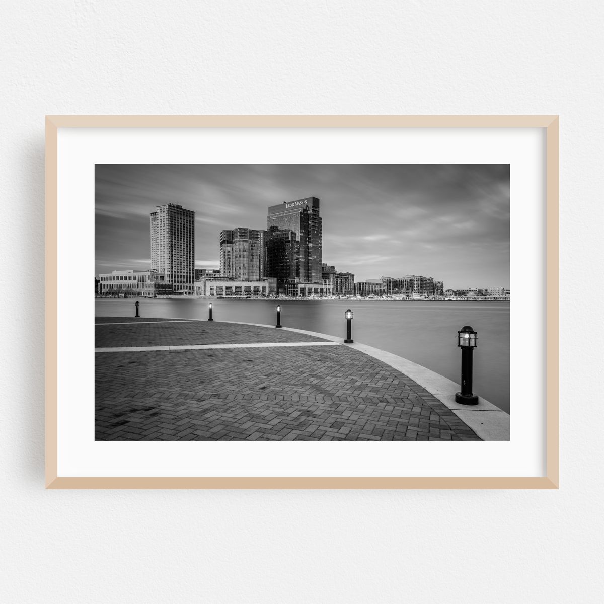 Skyscrapers in Harbor East B&W – image 1 of 6