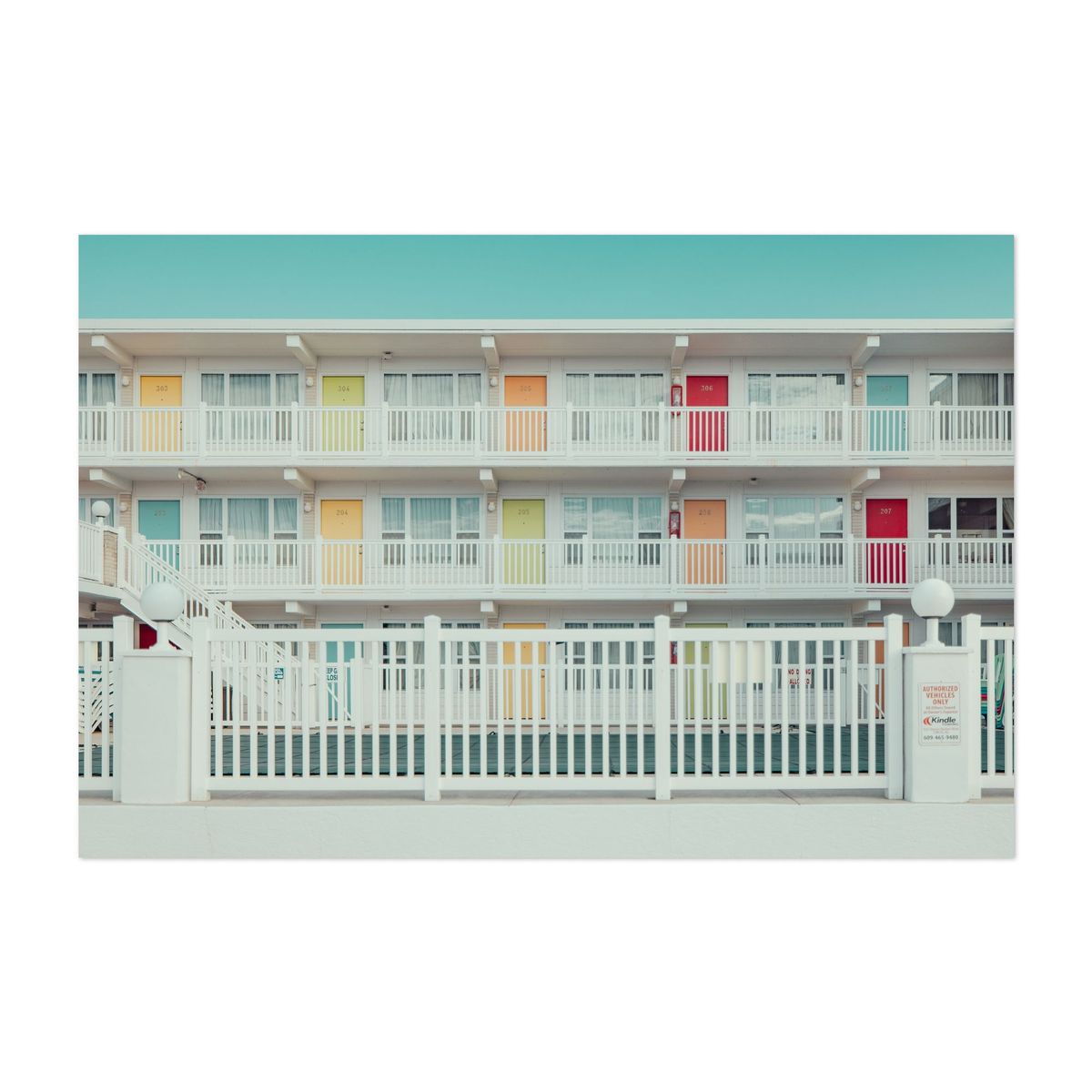 Lollipop Motel Facade in Spring – image 1 of 2