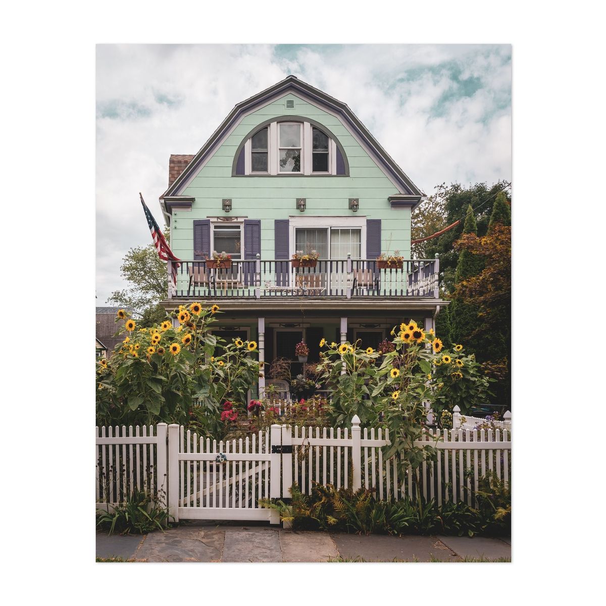 House & Sunflowers, Kingston – image 1 of 2