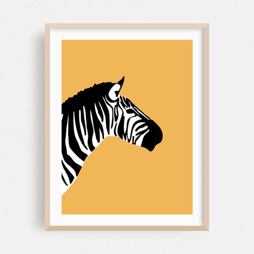 Zebra head