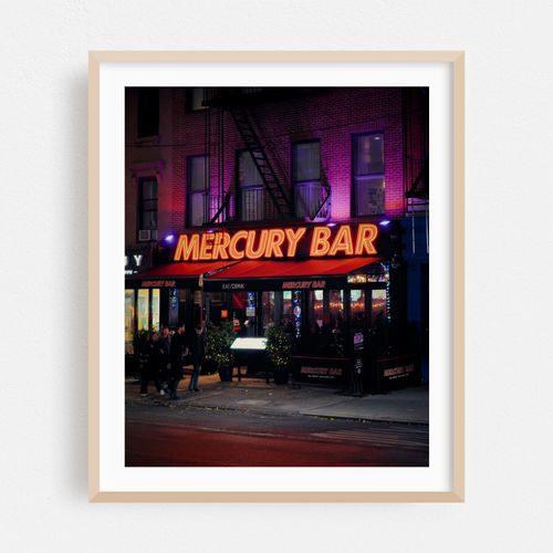 Mercury Bar at Night in Hell's Kitchen