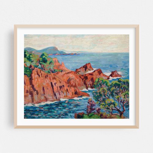 Les roches rouges à Agay (circa 1912)