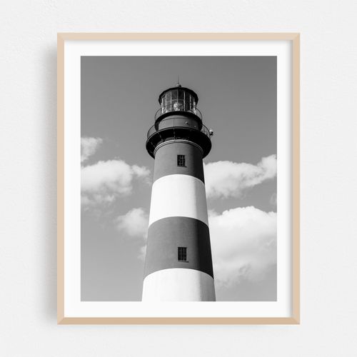 Assateague Lighthouse B&W
