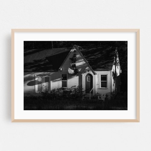 Weird Cabin B&W