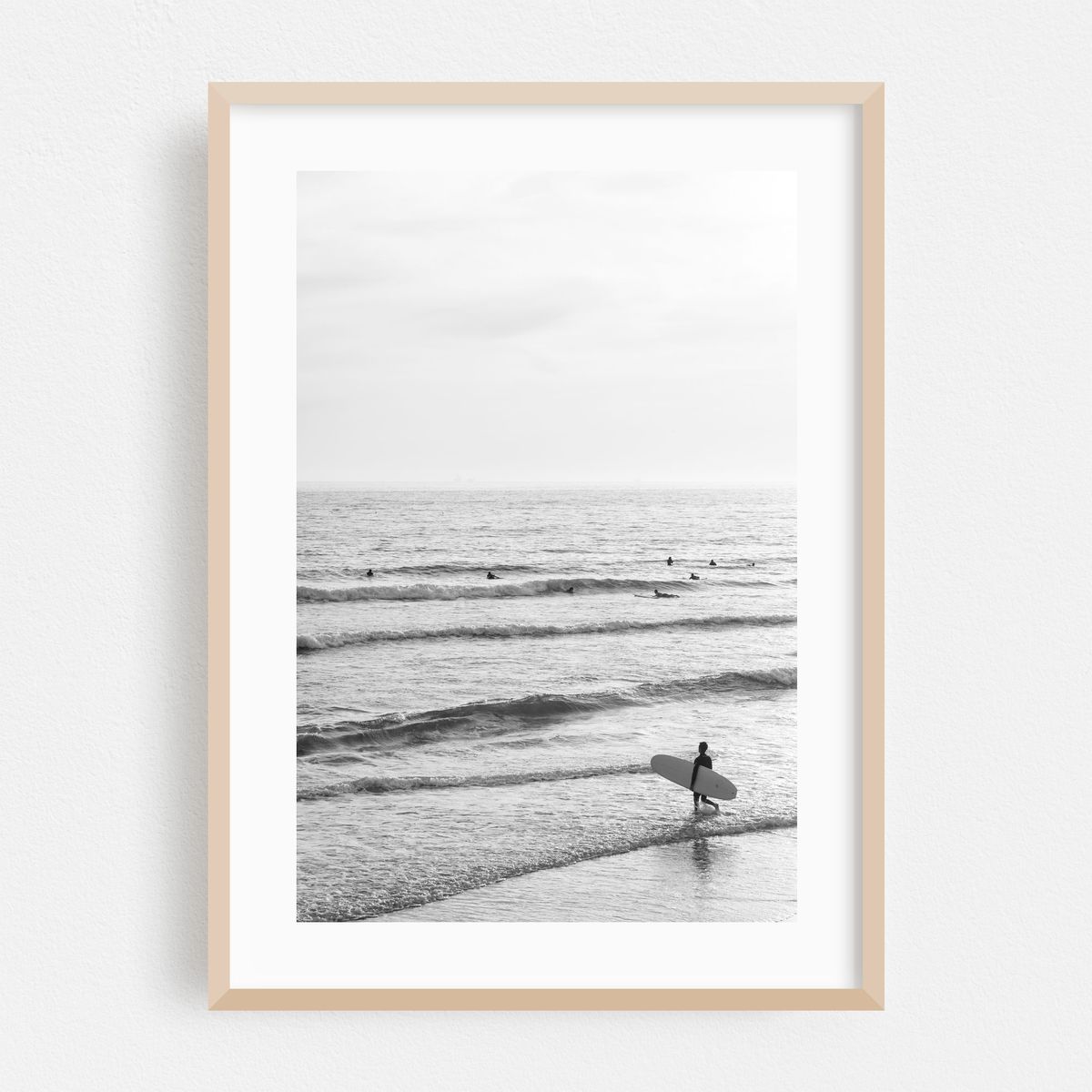 Surfing Newport Beach 02 B&W – image 1 of 16