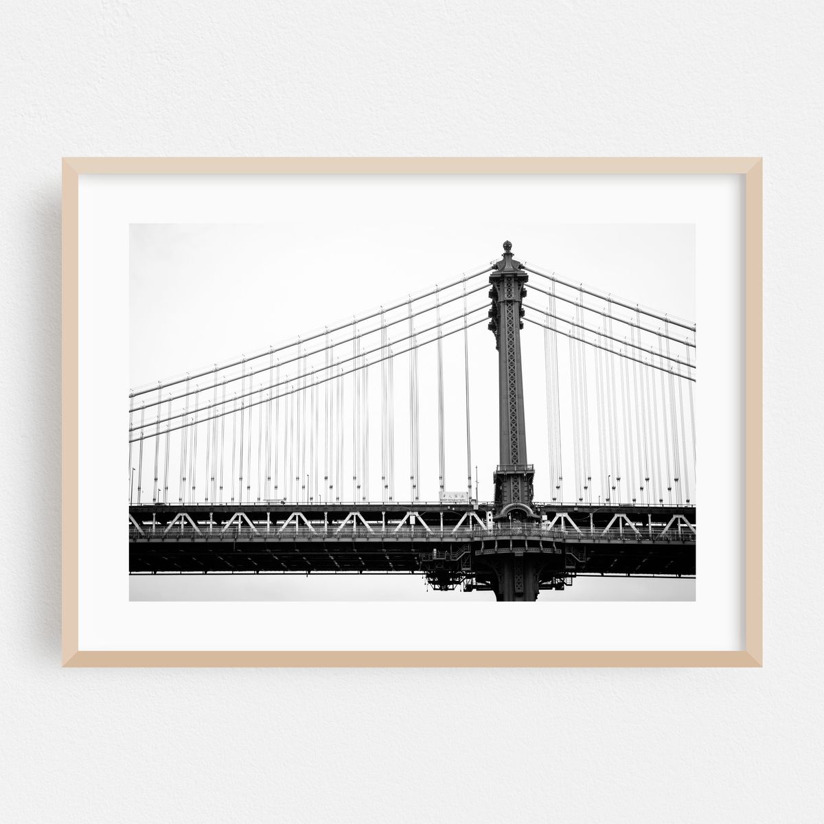 Manhattan Bridge 01 B&W – image 1 of 6
