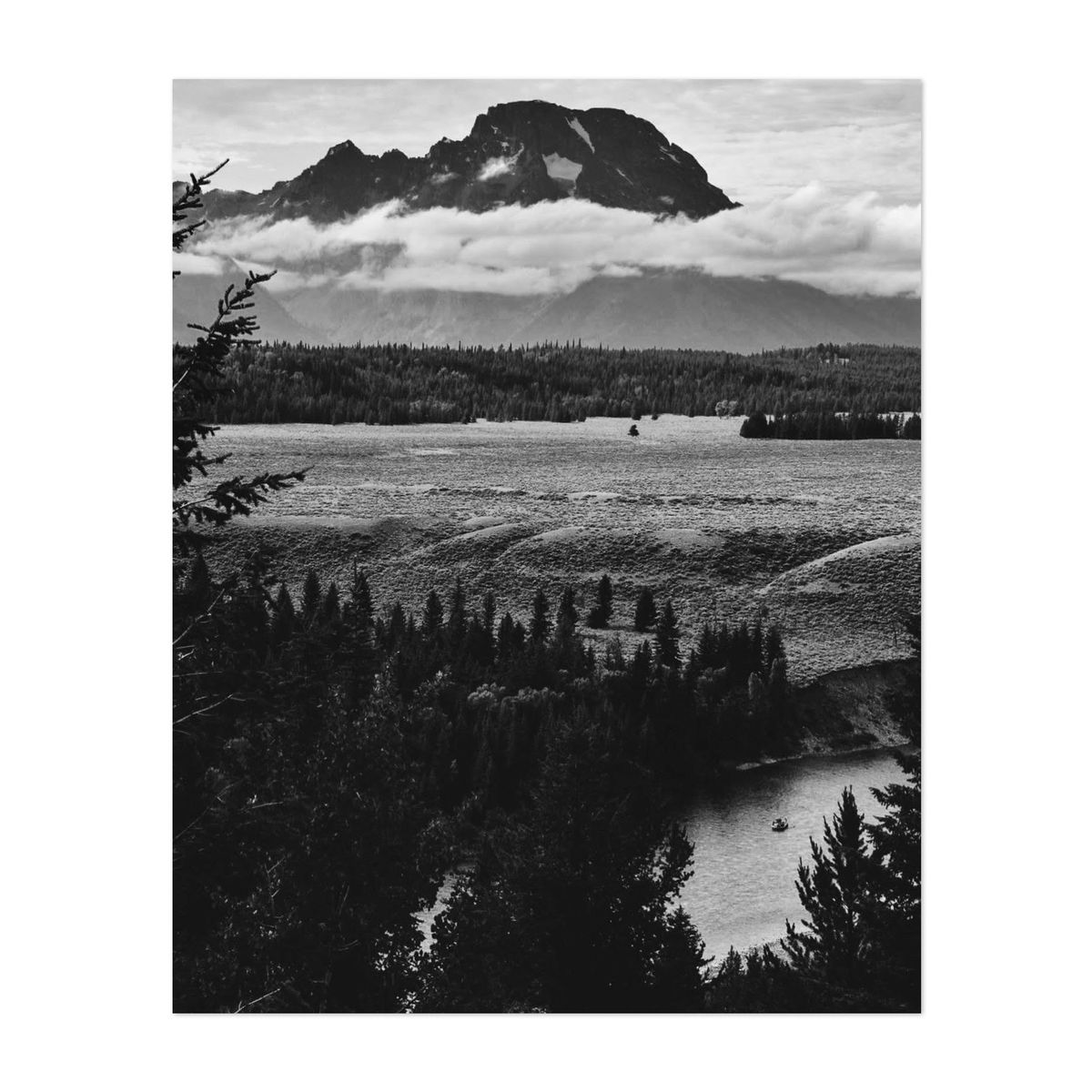 Snake River in Black-and-White – image 1 of 2