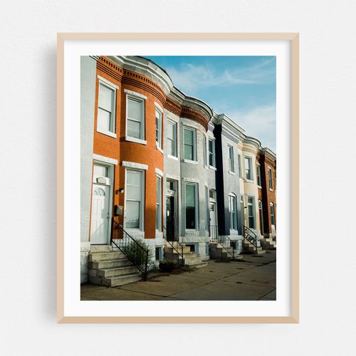 Brick Row-homes, Baltimore