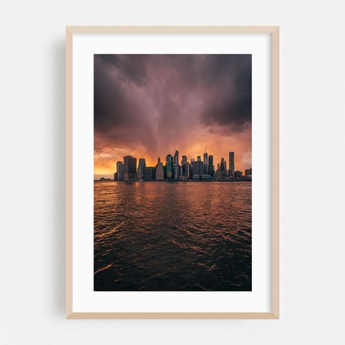 Sunset from DUMBO 01