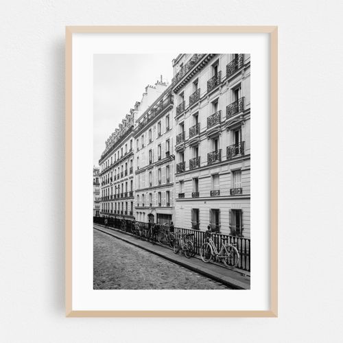 Biking, Rue Malebranche B&W