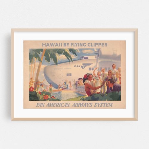 Hawaii by flying clipper–Pan American Airways System (1938)