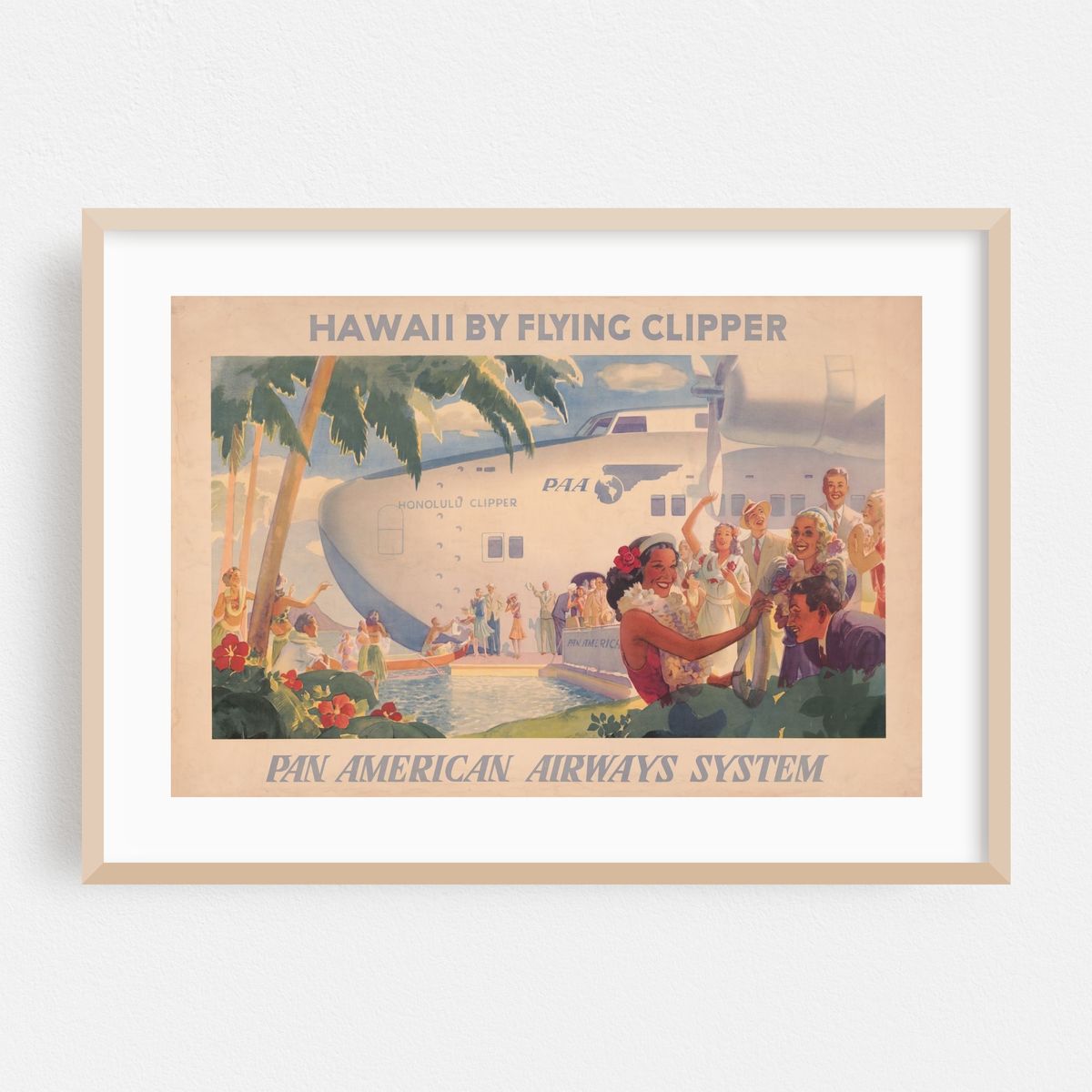Hawaii by flying clipper–Pan American Airways System (1938) – image 1 of 3
