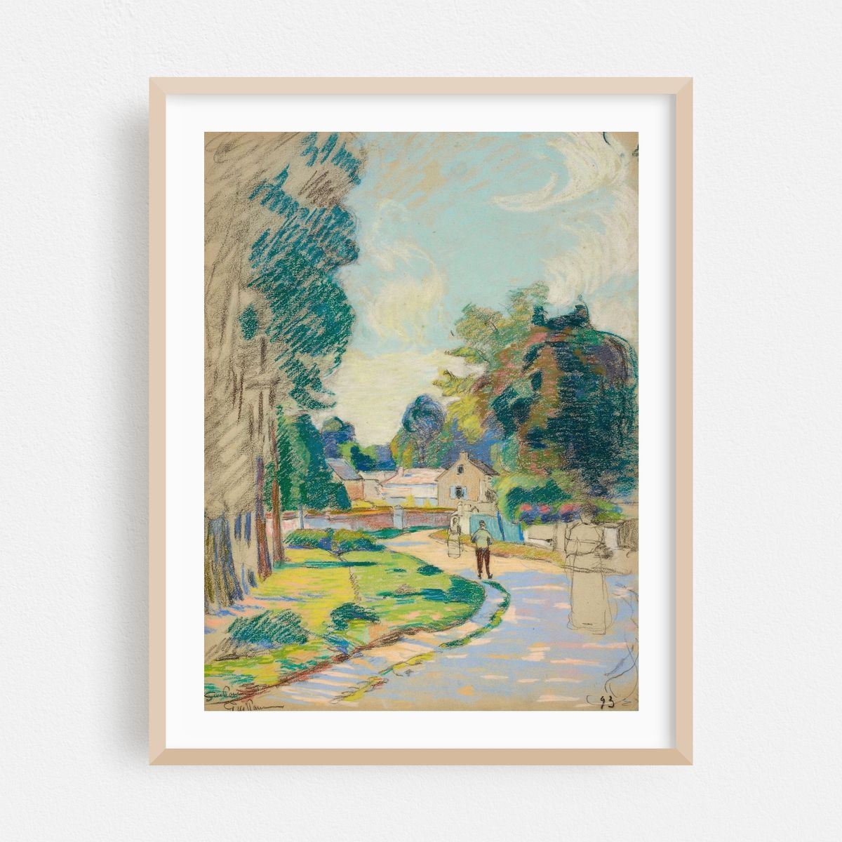 Une rue en Ile-de-France (1893) – image 1 of 3