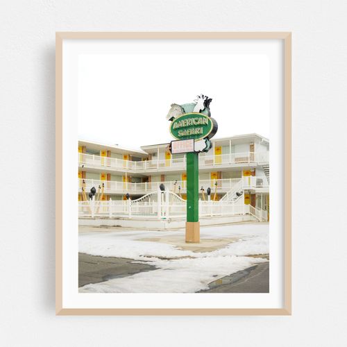 American Safari Motel in Winter