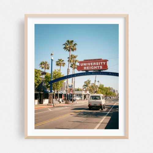 University Heights Sign, San Diego