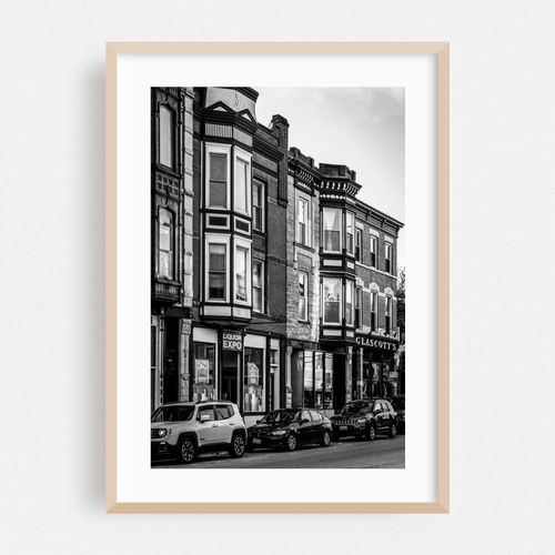 Halstead Street, Lincoln Park B&W