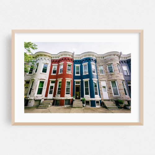 Row Houses in Hampden, Baltimore