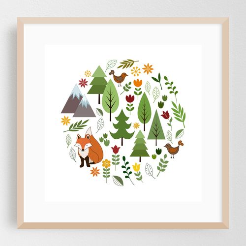 Scandinavian Illustration Circle