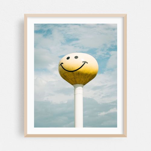 Smiley Water Tower, Route 66 01