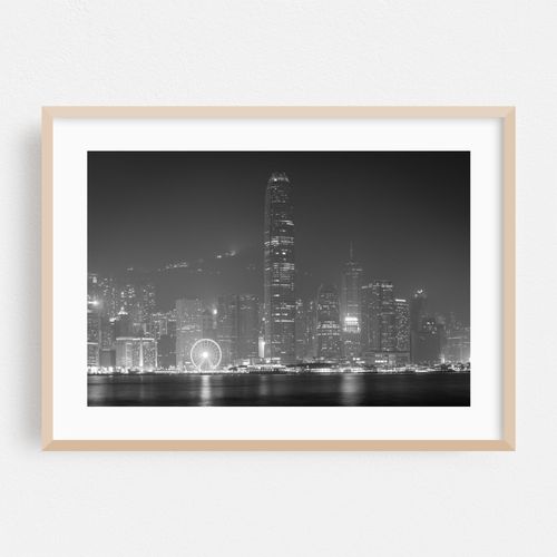Hong Kong Island B&W