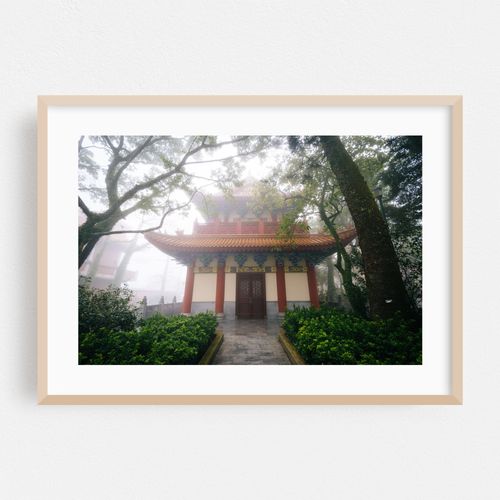Fog at the Po Lin Monastery
