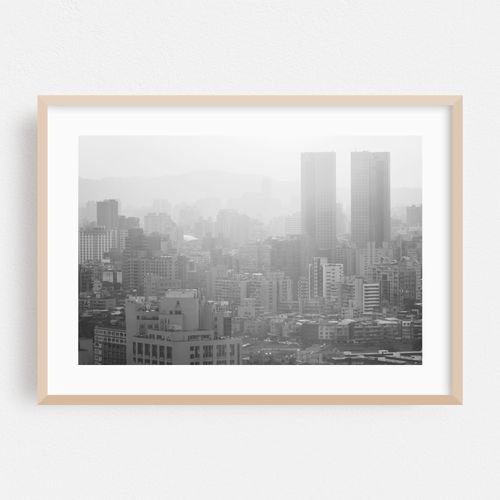 Haze from Elephant Mountain 02 B&W