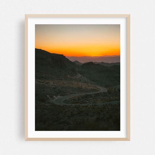 Sunset on Route 66, Oatman 02