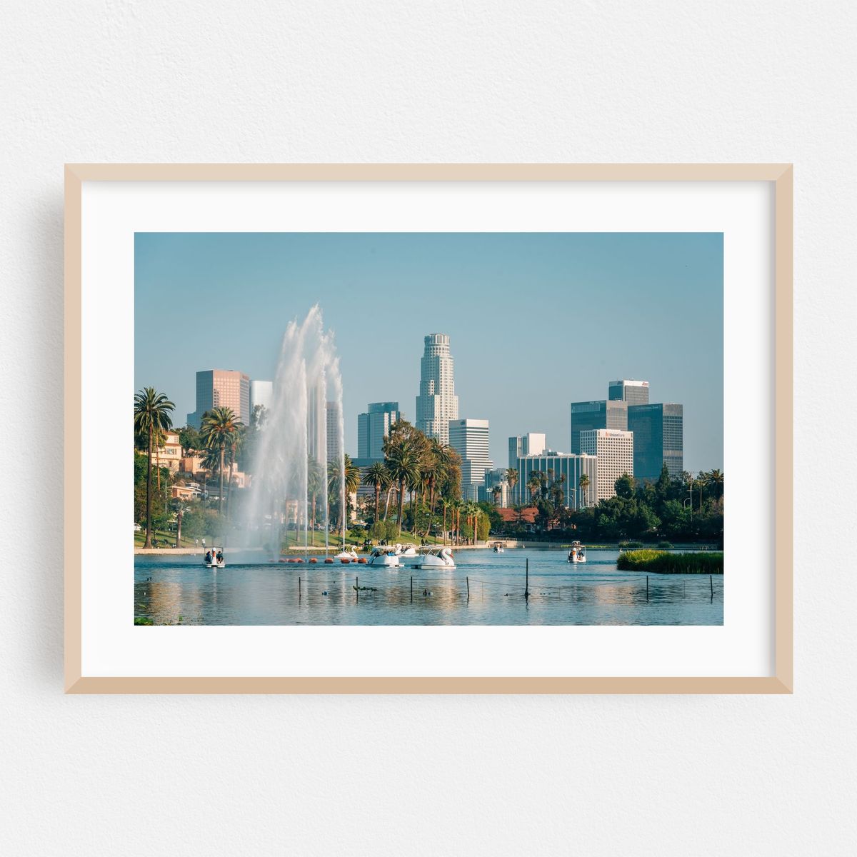Echo Park Lake & Downtown Los Angeles – image 1 of 6