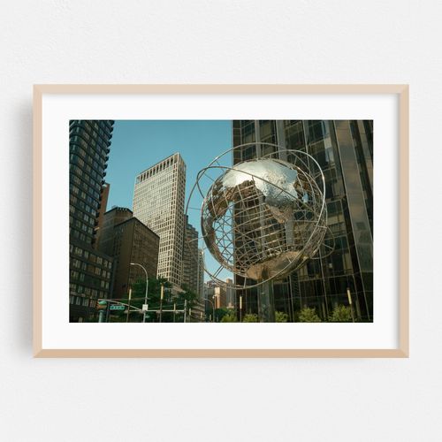 Globe Sculpture at Columbus Circle