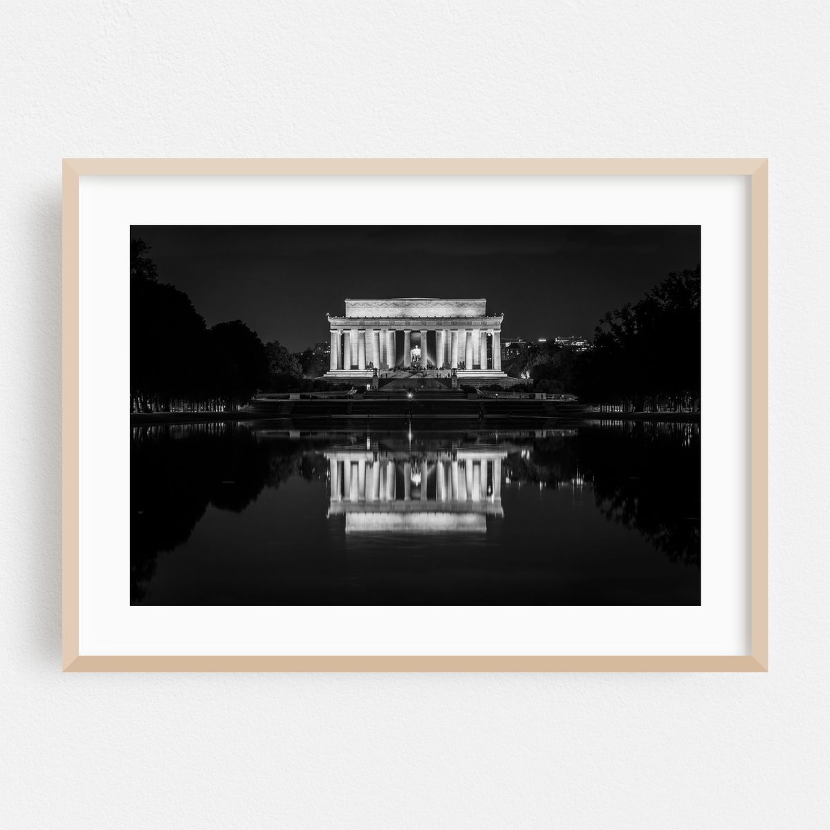 Lincoln Memorial B&W – image 1 of 9