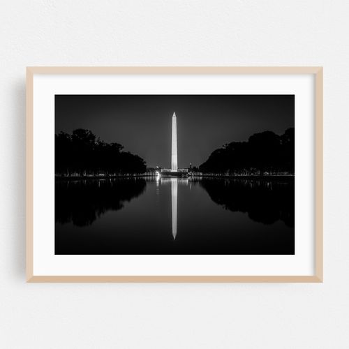 The Washington Monument 01 B&W