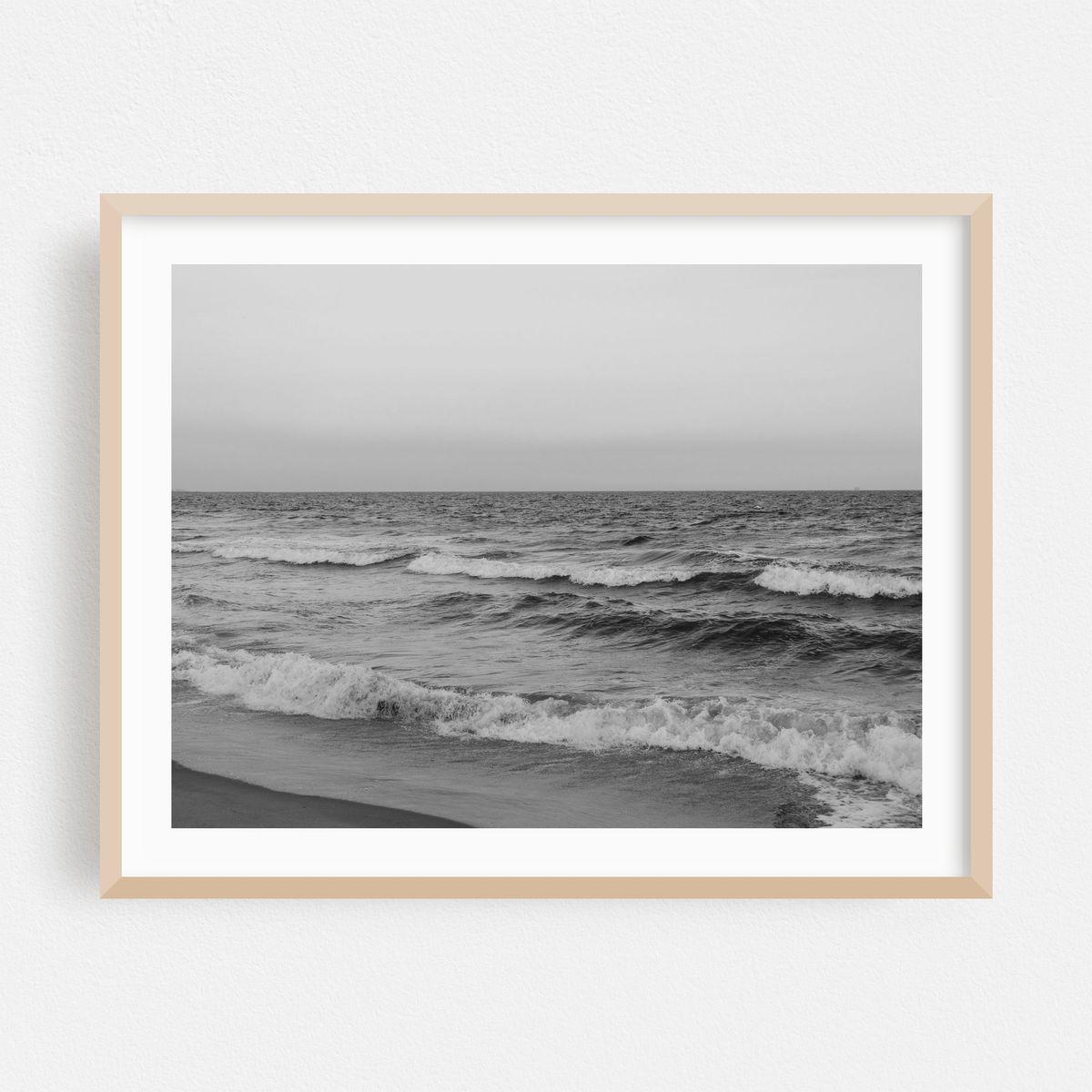 Rockaway Waves 05 B&W – image 1 of 6