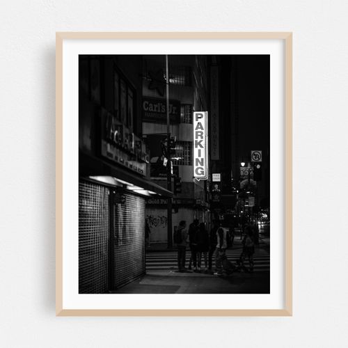 Parking, DTLA B&W