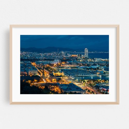 Nighttime in Barcelona 01