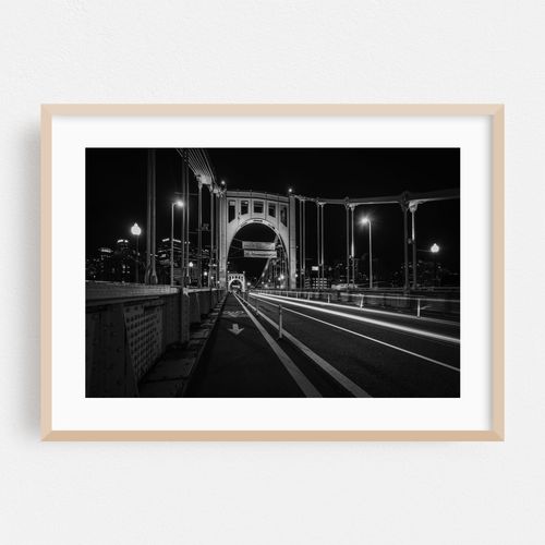 The Roberto Clemente Bridge No. 2 B&W