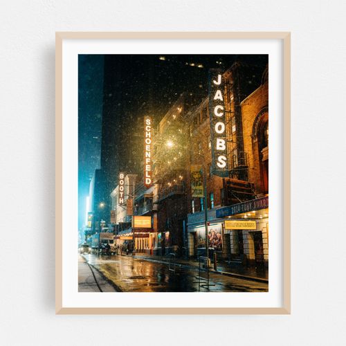 Snowy Theater District, Manhattan 01