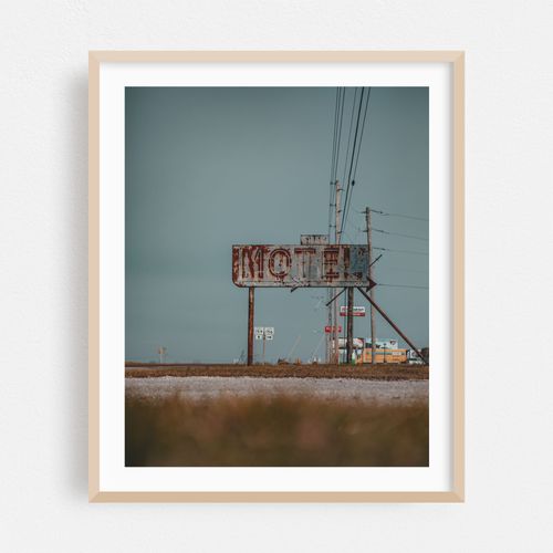 Abandoned Motel Sign
