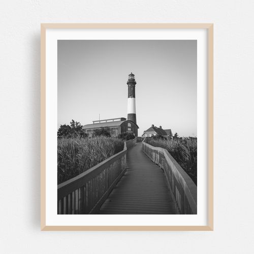 Fire Island Lighthouse B&W