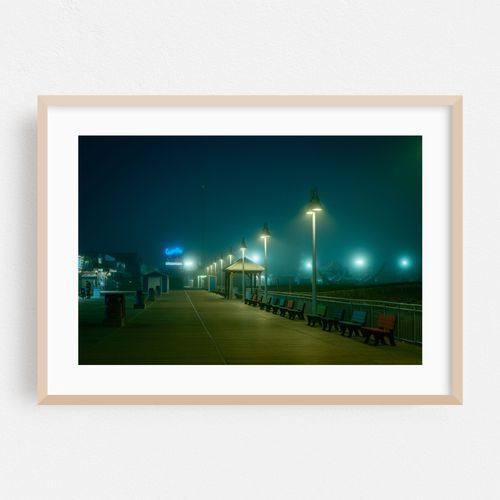 Foggy Night on the Boardwalk, Seaside Heights 02