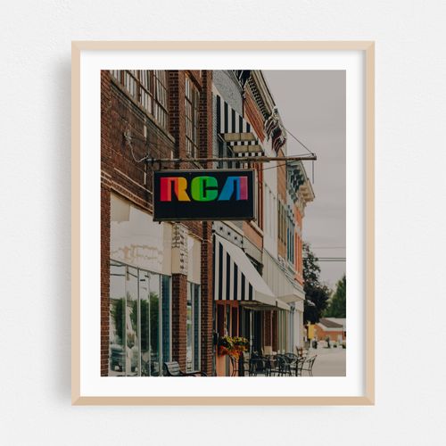 Retro RCA Sign in Marshall 01