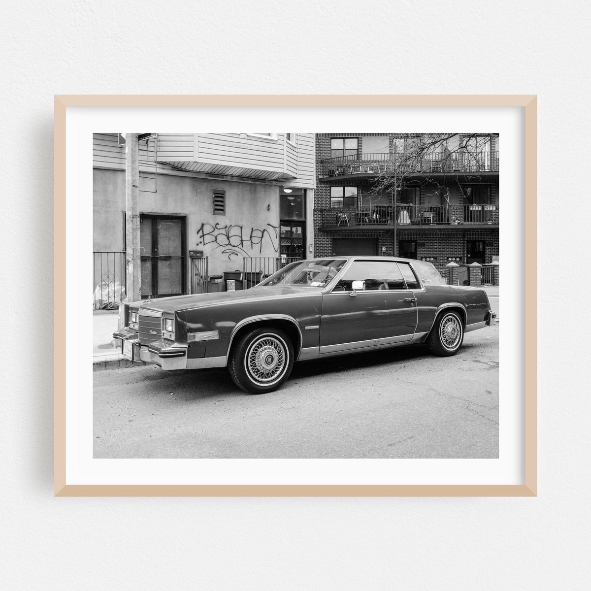 Old Cadillac, Greenpoint 01 B&W – image 1 of 5
