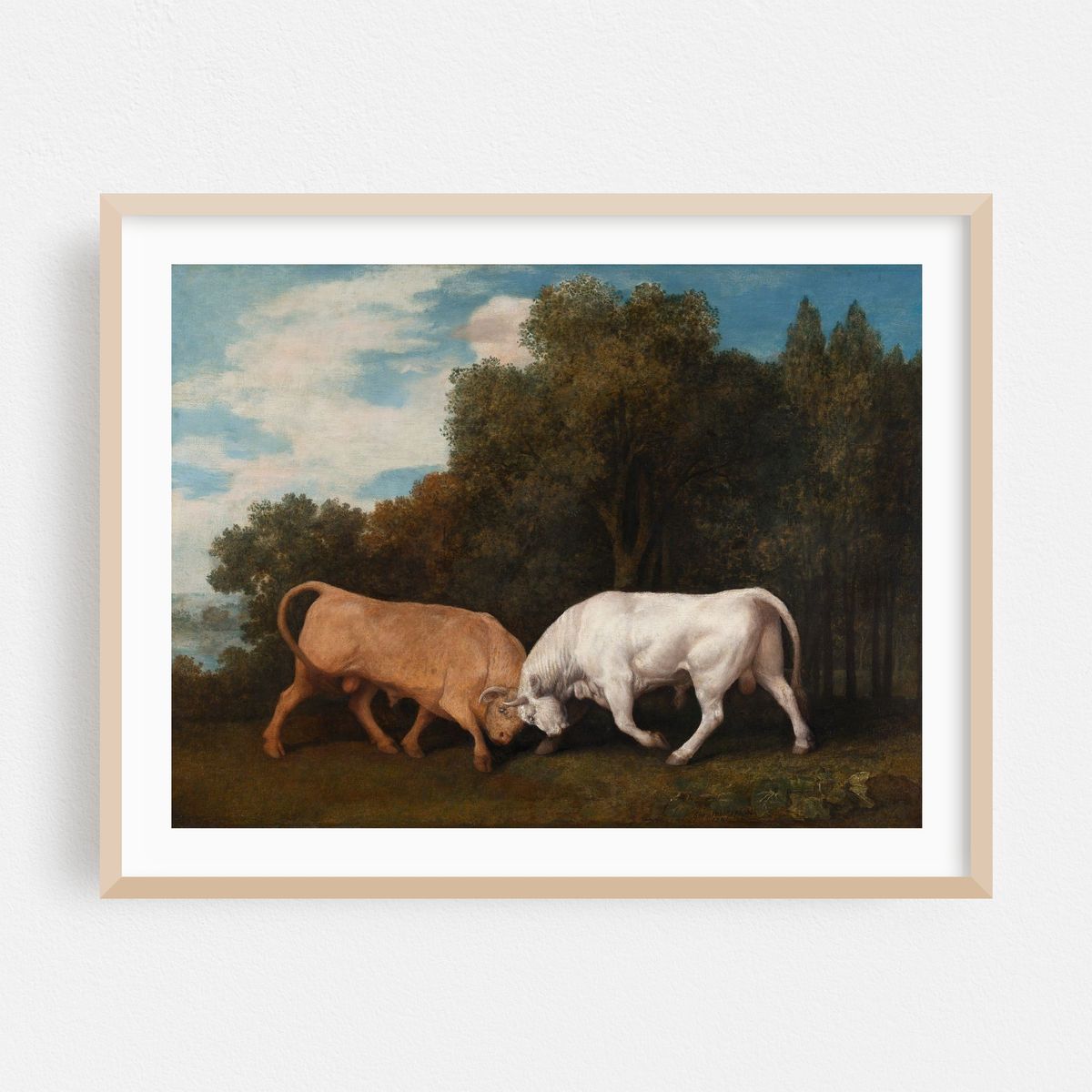 Bulls Fighting (1786) – image 1 of 3